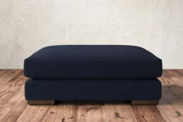 nkuku Guddu Dining Footstool - Make To Order - Grand - Brera Linen Sage