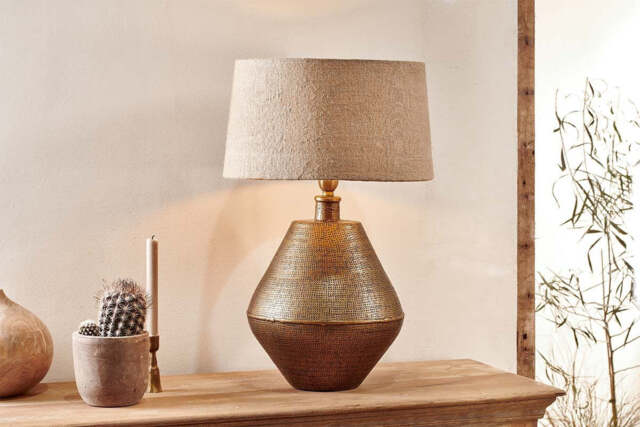 nkuku Nalgonda Lamp - Lamps - Large - Antique Brass