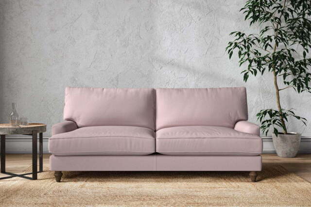 nkuku Marri Sofa - Make To Order - Large - Recycled Cotton Lavender