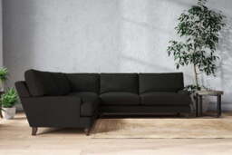 nkuku Marri Corner Sofa - Make To Order - Grand - Brera Linen Charcoal