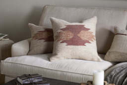 nkuku Kabir Wool Cushion Cover - Textiles - Rust - 50 x 50 cm