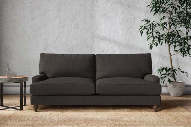 nkuku Marri Sofa - Make To Order - Large - Brera Linen Espresso