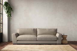 nkuku Guddu Sofa - Make To Order - Grand - Recycled Cotton Stone