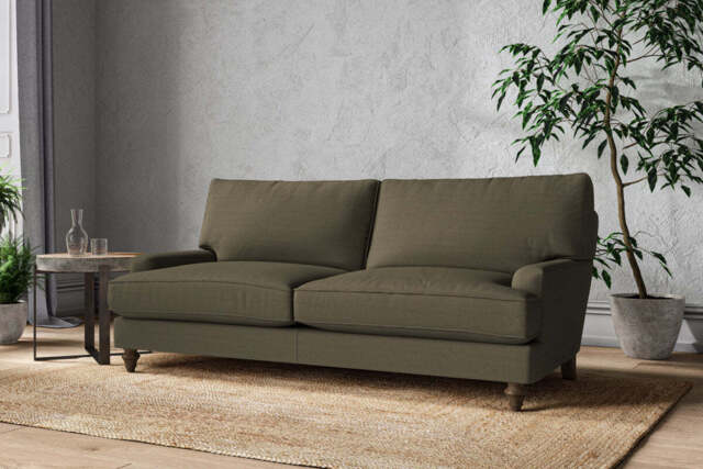 nkuku Marri Sofa - Make To Order - Large - Recycled Cotton Fatigue