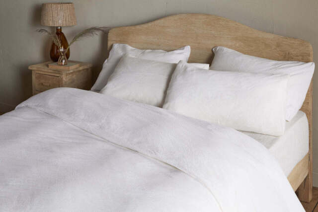 nkuku Cela Hemp & Cotton Duvet Cover - Textiles - Super King - Natural