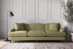 nkuku Deni Sofa - Make To Order - Super Grand - Brera Linen Sage