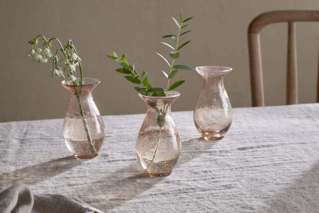 nkuku Bapti Bud Vases Set Of 3 - Decorative Accessories - Dusty Terracotta