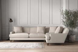 nkuku Deni Right Hand Corner Sofa - Make To Order - Grand - Brera Linen Natural
