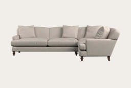 nkuku Deni Right Hand Corner Sofa - Make To Order - Grand - Brera Linen Natural