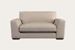nkuku Guddu Love Seat - Make To Order - Recycled Cotton Natural - No Colour