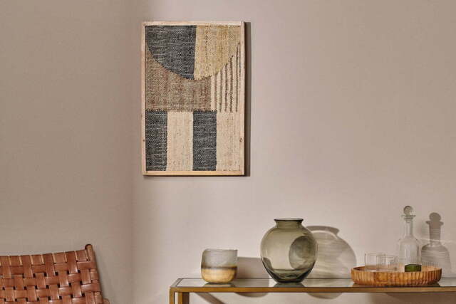 nkuku Hakeem Textile Wall Art - Decorative Accessories - One Size - Natural