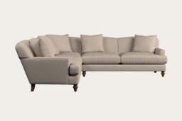 nkuku Deni Large Corner Sofa - Make To Order - Recycled Cotton Natural - No Colour
