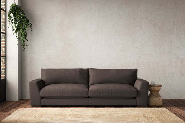 nkuku Guddu Sofa - Make To Order - Grand - Recycled Cotton Mocha