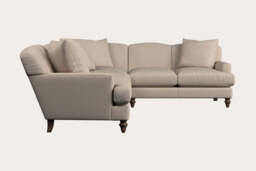 nkuku Deni Right Hand Corner Sofa - Make To Order - Super Grand - Recycled Cotton Natural