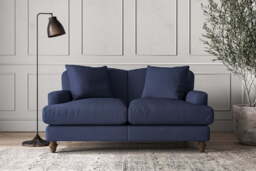 nkuku Deni Small Sofa - Make To Order - Recycled Cotton Navy