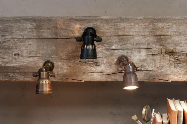nkuku Tabosa Brass Spot Light - Lights - One Size - Antique Brass