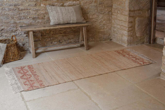 nkuku Akari Jute & Cotton Runner - Rugs - Natural - 66 x 200 cm