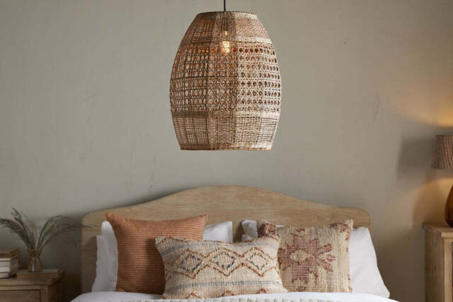 nkuku Shawa Rattan Lampshade - Shades - One Size - Natural