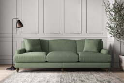 nkuku Deni Sofa - Make To Order - Super Grand - Brera Linen Jade