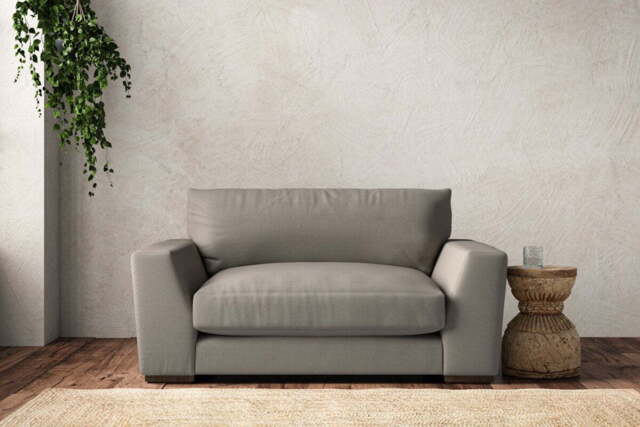 nkuku Guddu Love Seat - Make To Order - One Size - Recycled Cotton Flax