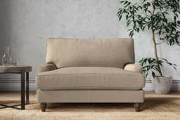 nkuku Marri Love Seat - Make To Order - Brera Linen Pebble - No Colour