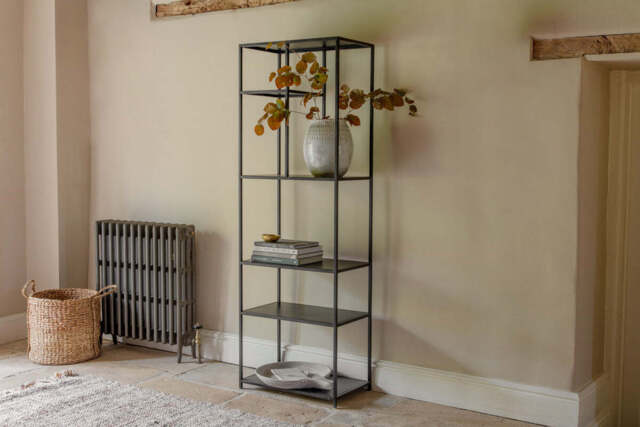 nkuku Tanvi Display Shelf - Storage Furniture - Small - Black
