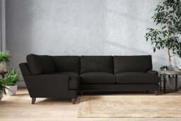 nkuku Marri Left Hand Corner Sofa - Make To Order - Grand - Recycled Cotton Natural