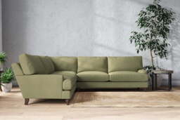 nkuku Marri Corner Sofa - Make To Order - Grand - Brera Linen Sage