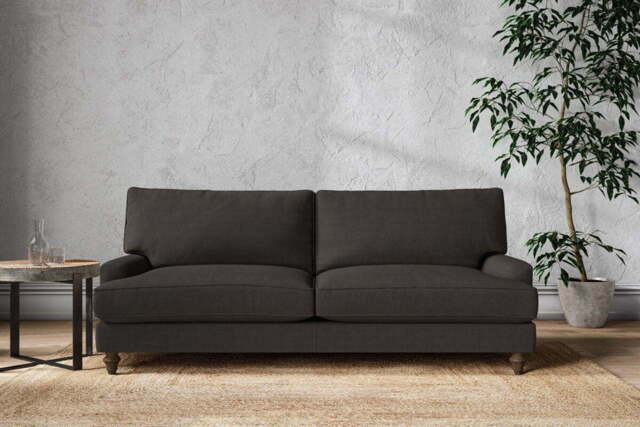 nkuku Marri Sofa - Make To Order - Grand - Brera Linen Espresso