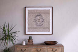 nkuku Lena Textured Wall Art - Decorative Accessories - One Size - Off White