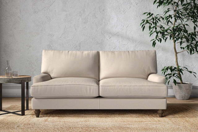 nkuku Marri Sofa - Make To Order - Medium - Recycled Cotton Natural