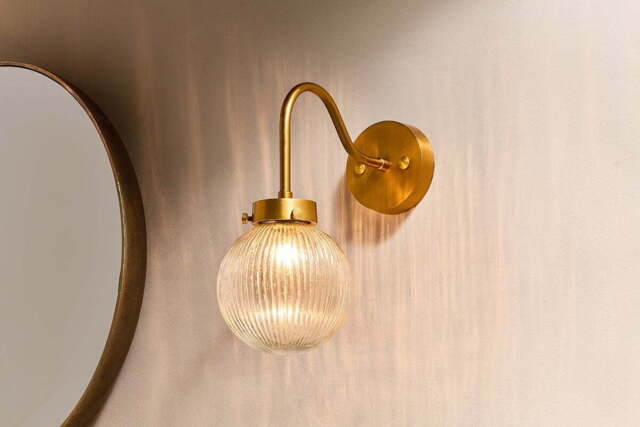 nkuku Konnie Bathroom Wall Light - Lights - One Size - Clear