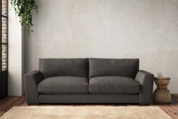 nkuku Guddu Large Sofa - Make To Order - Brera Linen Granite - No Colour