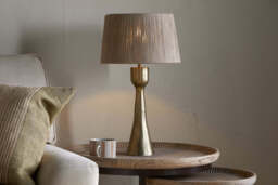 nkuku Marpha Antique Brass Table Lamp Base - Lamps - One Size