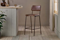 nkuku Ukari Counter Dining Chair - Seating - One Size - Chocolate Brown