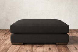 nkuku Guddu Dining Footstool - Make To Order - Grand - Brera Linen Natural