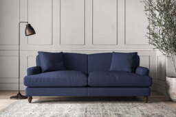nkuku Deni Large Sofa - Make To Order - Recycled Cotton Navy - No Colour
