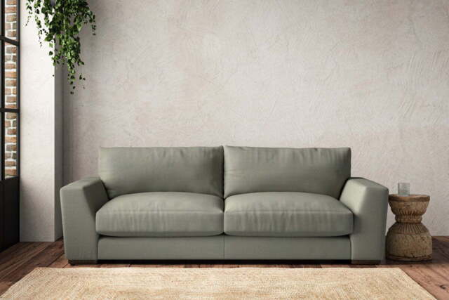 nkuku Guddu Sofa - Make To Order - Large - Recycled Cotton Seaspray