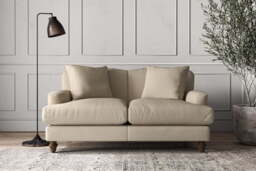 nkuku Deni Small Sofa - Make To Order - Recycled Cotton Stone