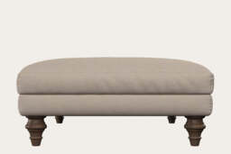 nkuku Marri Large Dining Footstool - Make To Order - Recycled Cotton Natural - No Colour