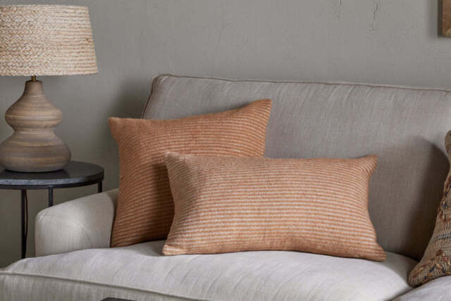 nkuku Ilaa Wool Cushion Cover - Textiles - Sand - 60 x 40 cm