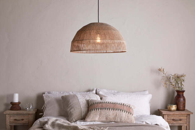 nkuku Tivi Natural Jute Lampshade - Shades - One Size
