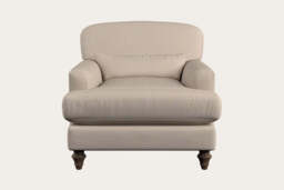 nkuku Deni Armchair - Make To Order - Recycled Cotton Natural - No Colour