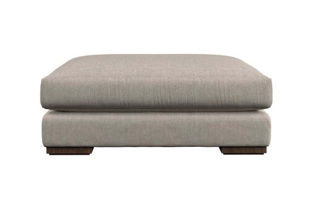 nkuku Guddu Dining Footstool - Make To Order - Grand - Brera Linen Natural