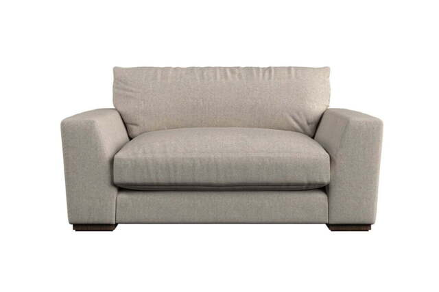nkuku Guddu Love Seat - Make To Order - One Size - Brera Linen Natural