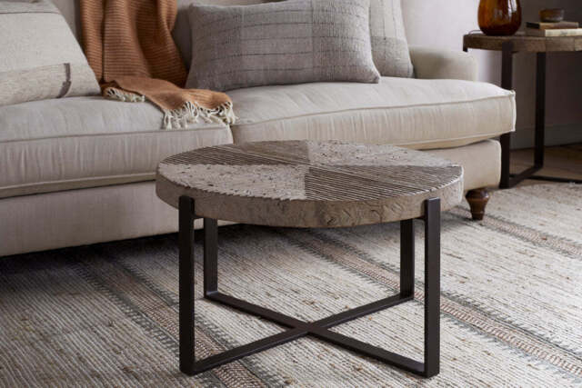 nkuku Chakala Reclaimed Wood Coffee Table - Tables - One Size - Reclaimed Wood & Iron