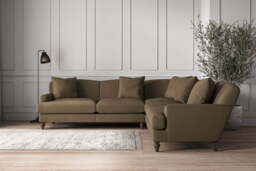 nkuku Deni Large Corner Sofa - Make To Order - Brera Linen Chesnut