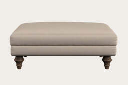 nkuku Marri Dining Footstool - Make To Order - Medium - Recycled Cotton Natural