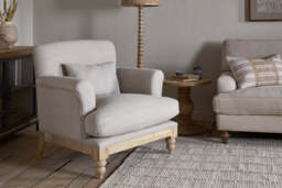 nkuku Kashi Linen Armchair - Seating - One Size - Natural