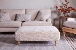 nkuku Otas Teddy Ottoman - Seating - One Size - Off White